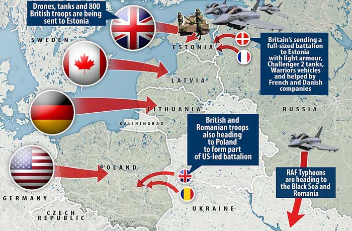 Nato Kerahkan Kekuatan Militer Terbesar di Eropa sejak Perang Dingin